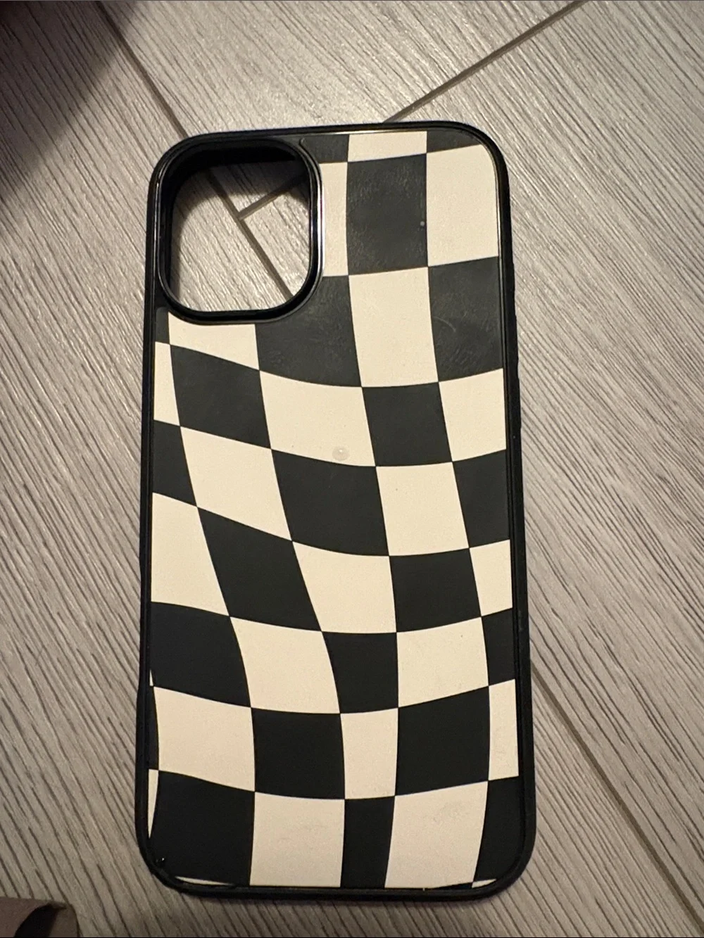 OtterBox Black and White Checkered Phone Case